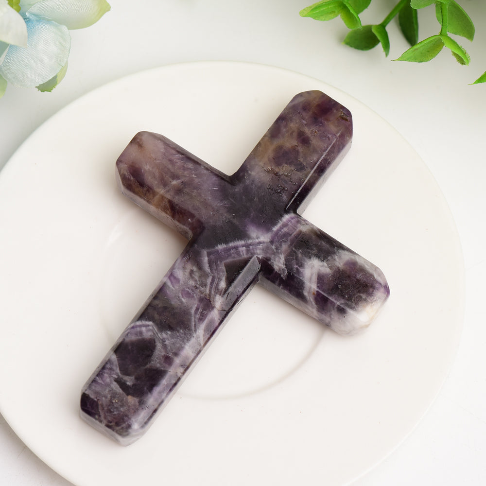 4.0" Mixed Crystal Cross Carving Bulk Wholesale