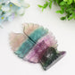 4.4" Rainbow Fluorite Owl Crystal Carving Bulk Wholesale