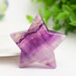 2.0" Purple Fluorite Star Crystal Carving Bulk Wholesale