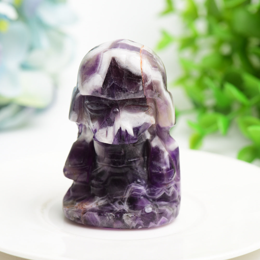 2.5" Mixed Crytsal Darth Vader Crystal Carving Bulk Wholesale