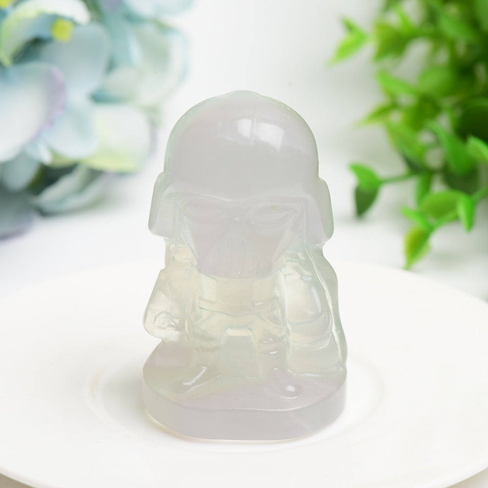 2.5" Mixed Crytsal Darth Vader Crystal Carving Bulk Wholesale