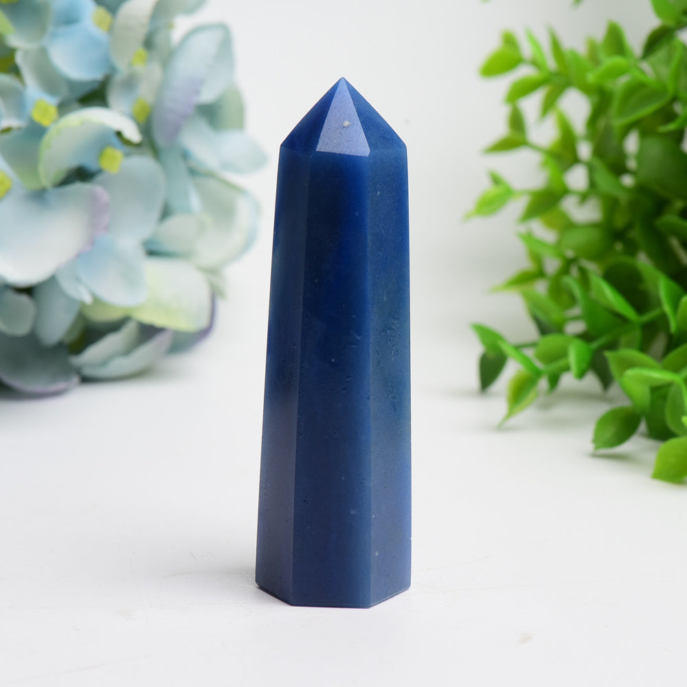 2.5"-4.0" Blue Aventurine Crystal Point Bulk Wholesale