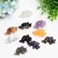 1.6" Mixed Crystal Dinosaur Carving Bulk Wholesale