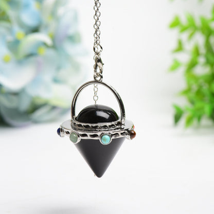 Mixed Crystal New Design Arrow Head Pendulum Bulk Wholesale