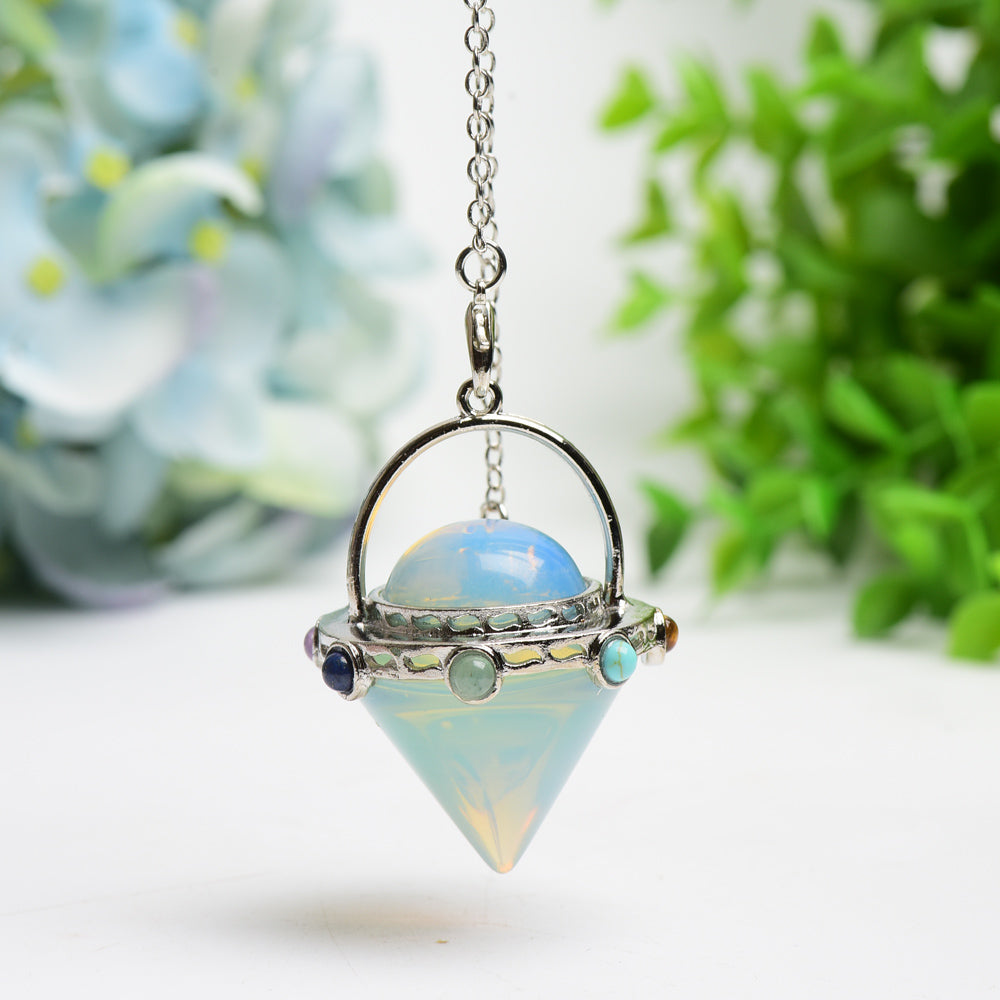 Mixed Crystal New Design Arrow Head Pendulum Bulk Wholesale