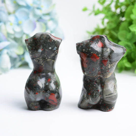 3.2" Blood Stone Body Model Crystal Carving Bulk Wholesale