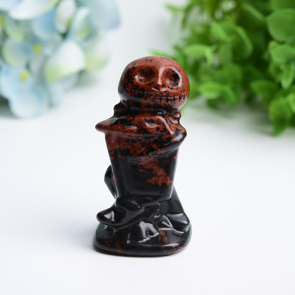 2.5" Mixed Crystal Jack Skellington Carving Bulk Wholesale