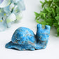 3.0" Bule Apatite Snail Crystal Carving Bulk Wholesale