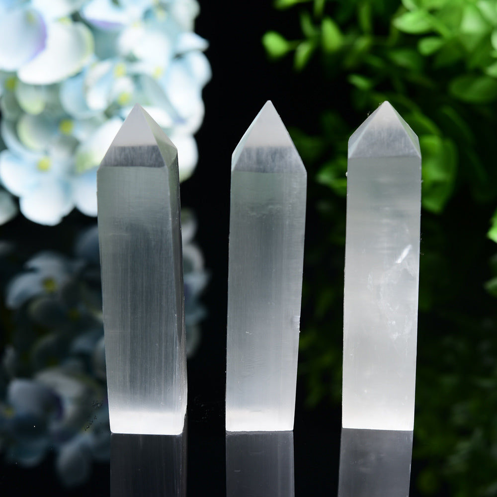 3.0"-3.3" Selenite Tower Bulk Wholesale