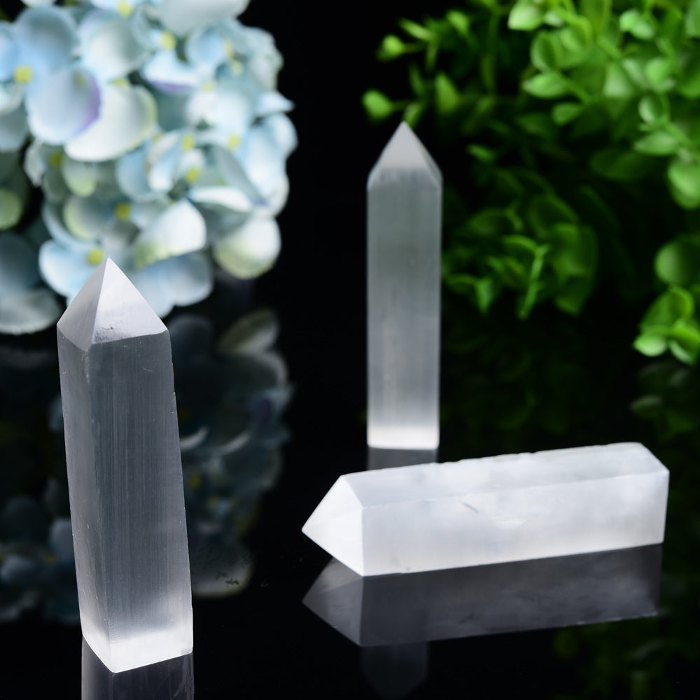 3.0"-3.3" Selenite Tower Bulk Wholesale