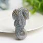 2.0" Labradorite Hippocampus Crystal Carving Bulk Wholesale