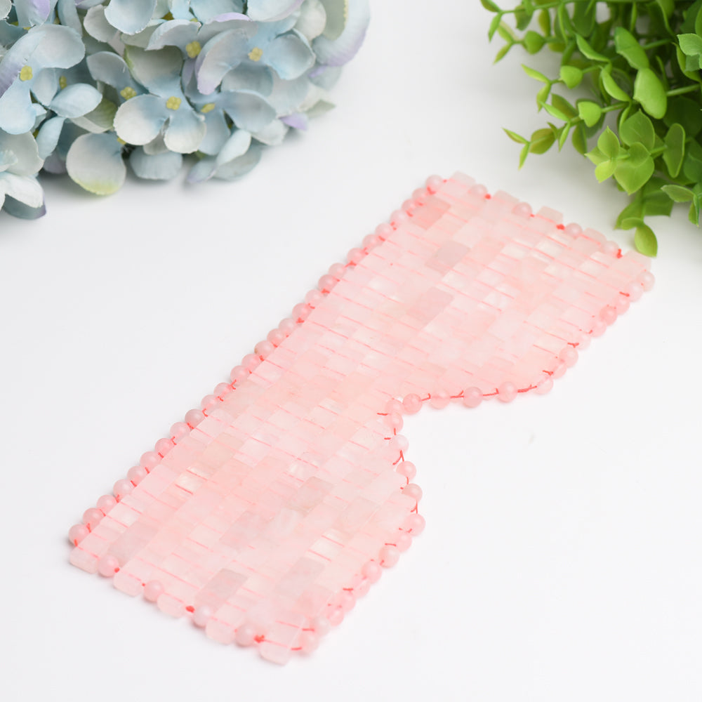 9.0" Mixed Crystal Knit Eye Mask Cover Bulk Wholesale