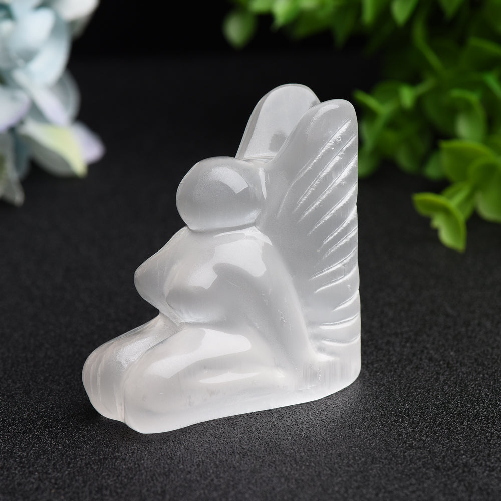 2.6" Selenite Fairy Crystal Carving Bulk Wholesale