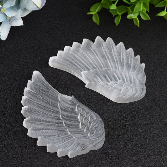 Mixed Crystal Pair of Wings CarvingBulk Wholesale