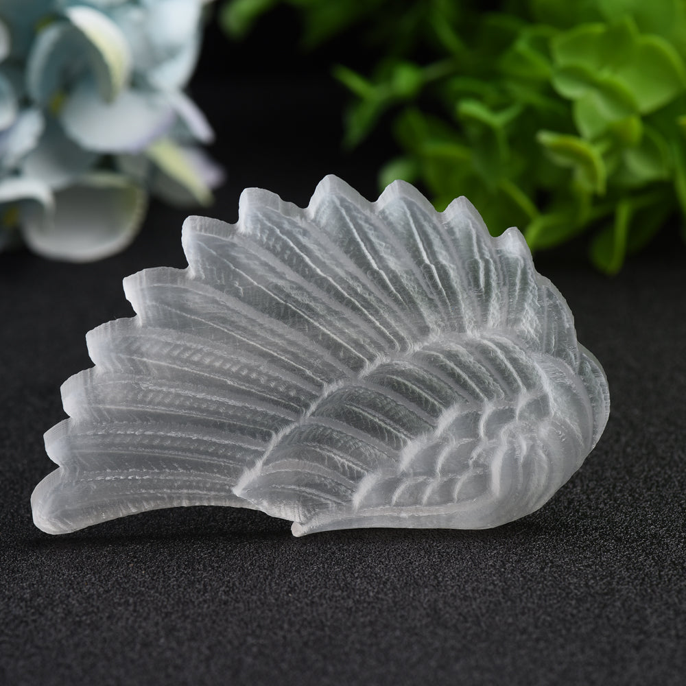 Mixed Crystal Pair of Wings CarvingBulk Wholesale