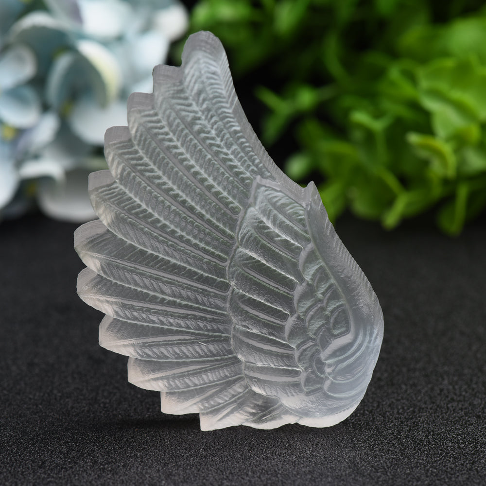 Mixed Crystal Pair of Wings CarvingBulk Wholesale