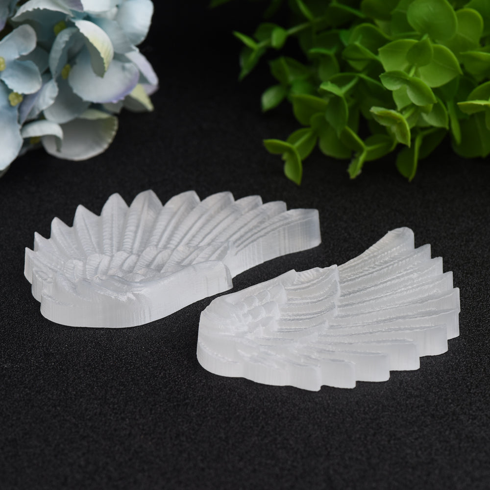 Mixed Crystal Pair of Wings CarvingBulk Wholesale