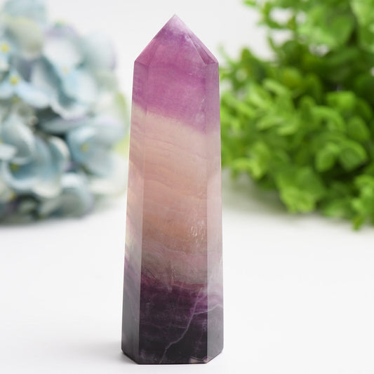 5.0"-8.0" Rainbow Fluorite Tower Bulk Wholesale