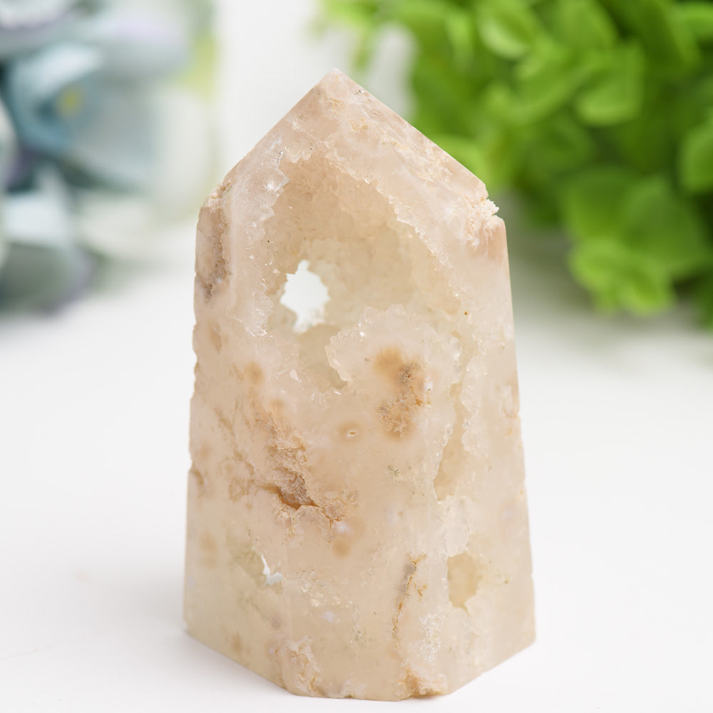 2.5"-4.5" Druzy Quartz Tower Bulk Wholesale