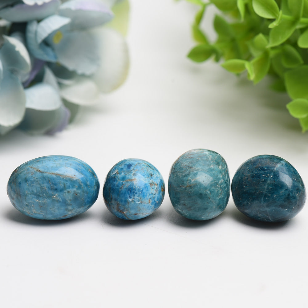 25-30mm Blue Appatite Crystal Tumbles Bag Bulk Wholesale