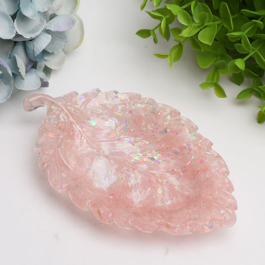 6.0" Resin Leaf Shape Plate Bulk Wholesale