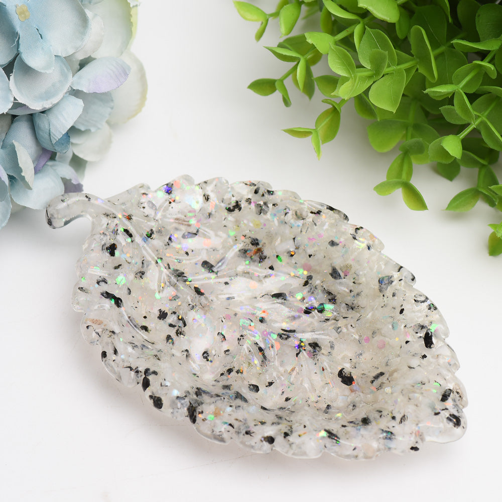 6.0" Resin Leaf Shape Plate Bulk Wholesale