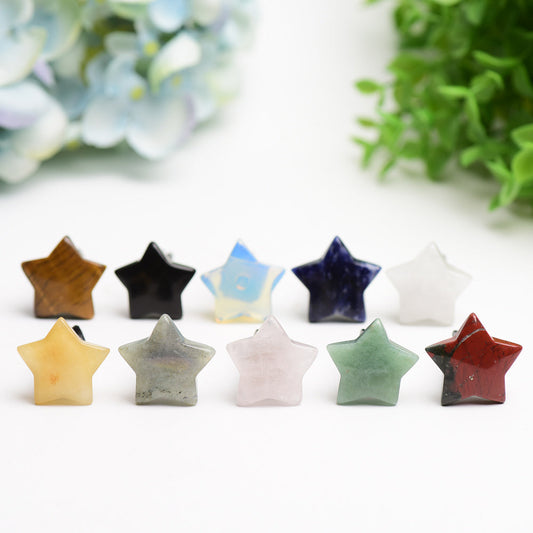 Mixed Crystal Star Shape Clip for Home Decoration Bulk Wholesale