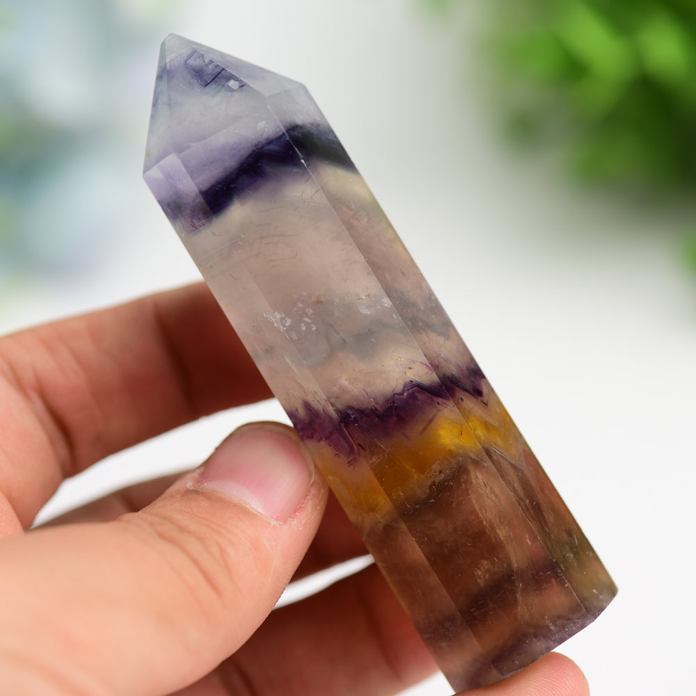 3.5"-4.0" Fluorite Crystal Tower Bulk Wholesale