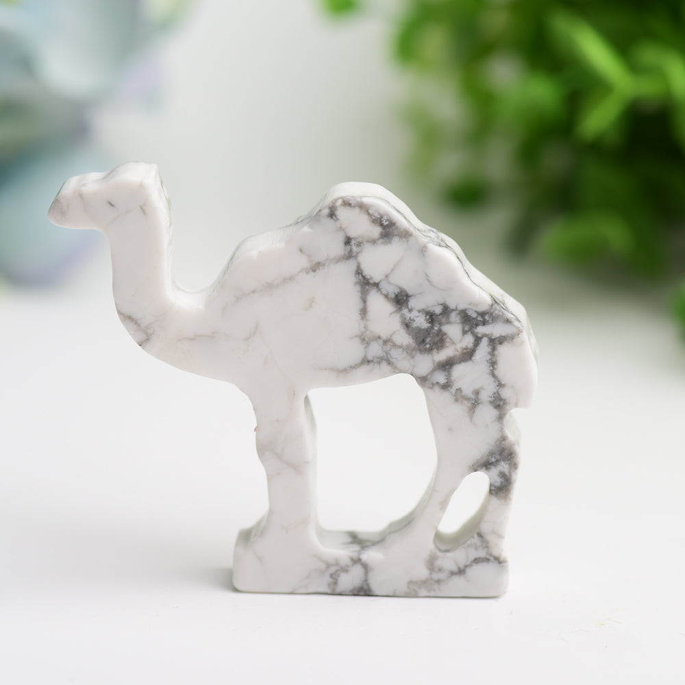 2.6" Mixed Crystal Camel Carving Bulk Wholesale