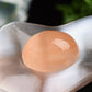 4.0" Selenite Poached Egg Carving Bulk Wholesale