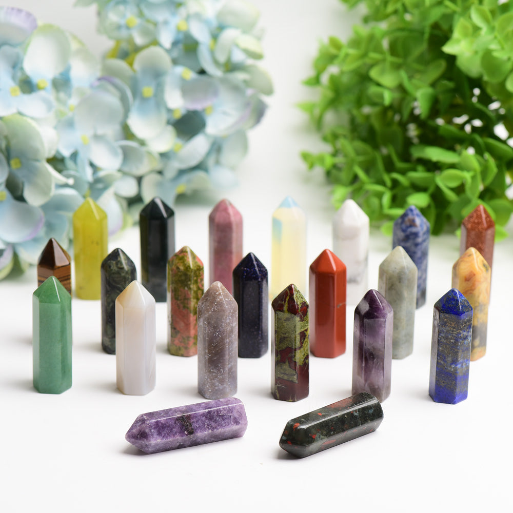 1.9" Mixed Crystal Point Bulk Wholesale