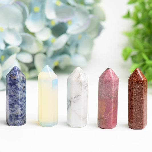 1.9" Mixed Crystal Point Bulk Wholesale