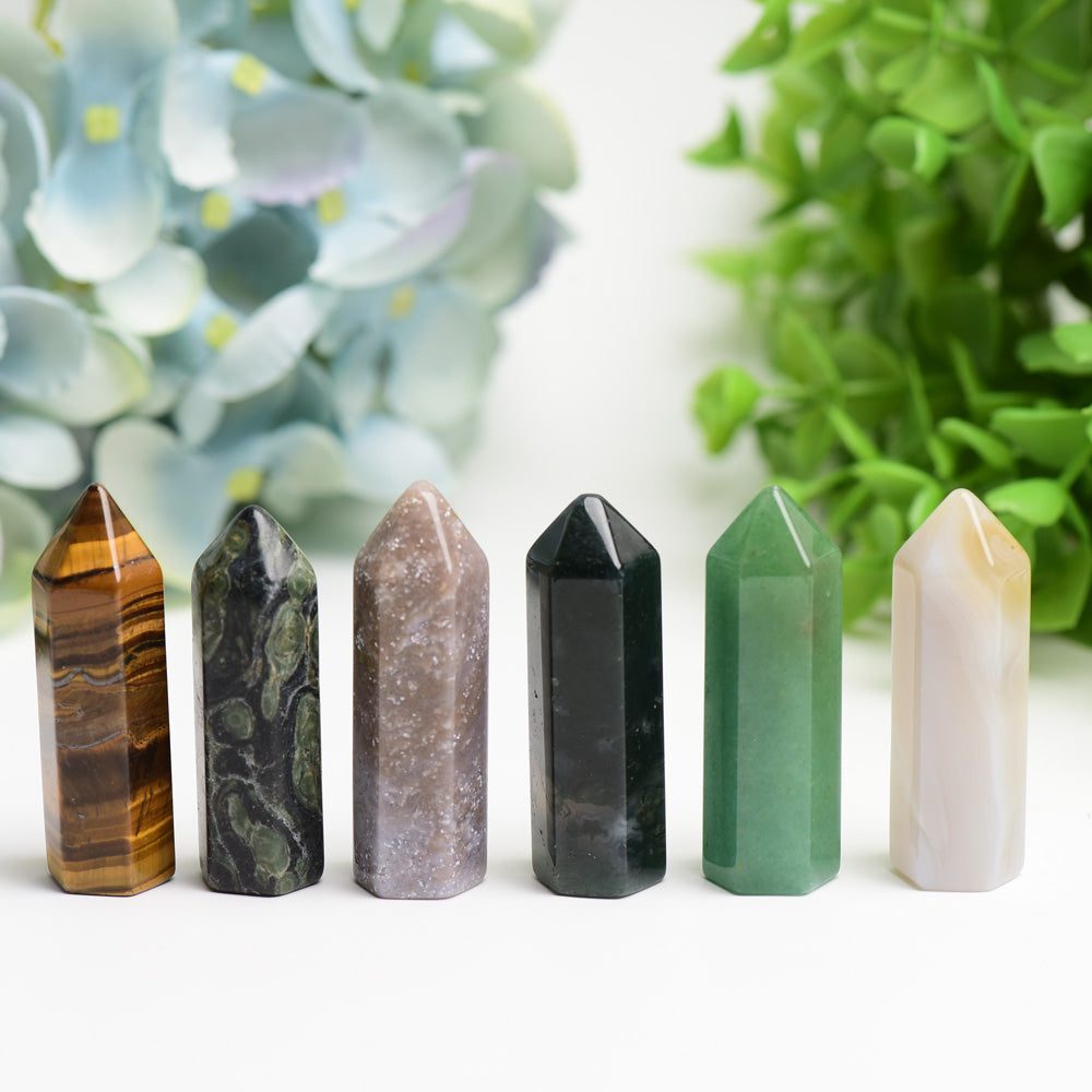 1.9" Mixed Crystal Point Bulk Wholesale