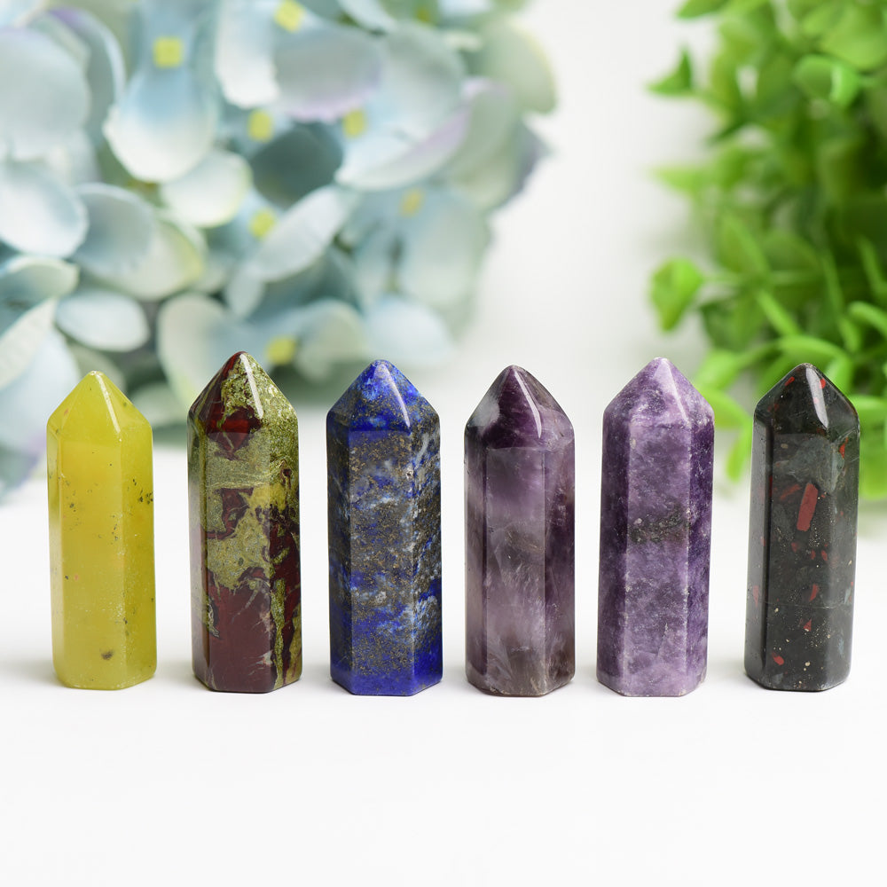 1.9" Mixed Crystal Point Bulk Wholesale