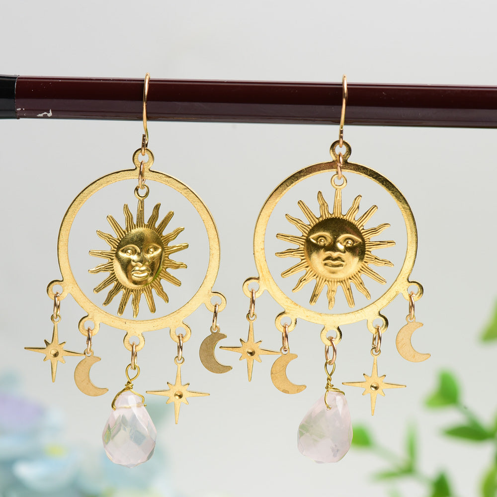 Earrings with Crsystal Decor Bulk Wholesale