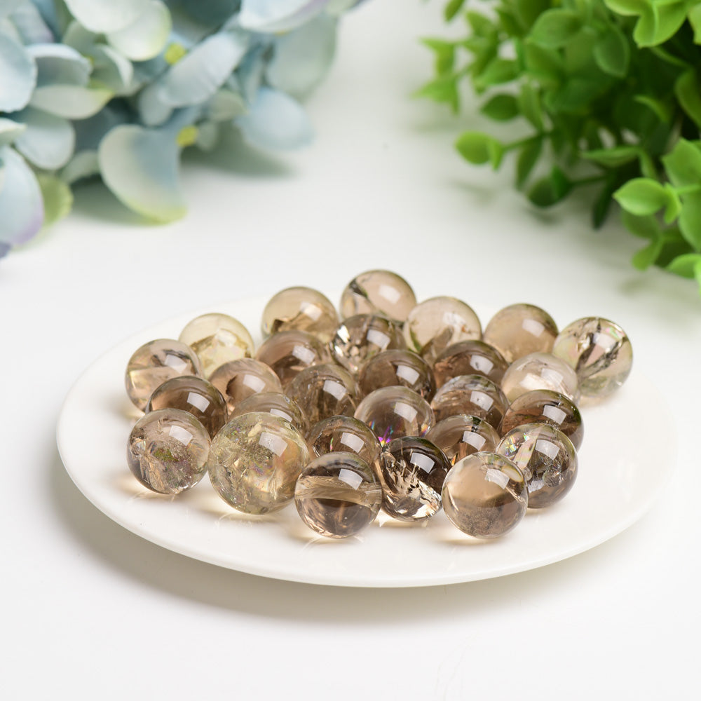 15mm Smoky Quartz Sphere Bulk Wholesale