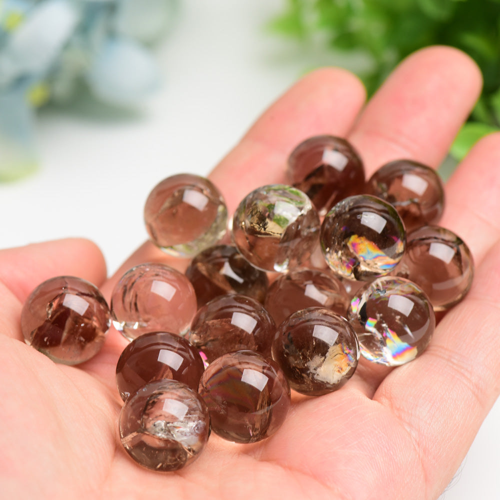 15mm Smoky Quartz Sphere Bulk Wholesale