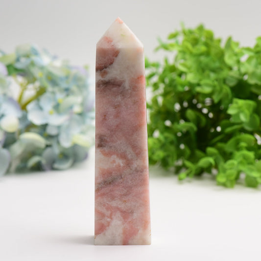 6.0"-8.0" Pink Jade Tower Bulk Wholesale