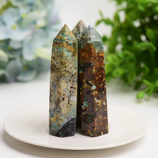 3.3"-4.0" Imperial Jasper Crystal Point Bulk Wholesale