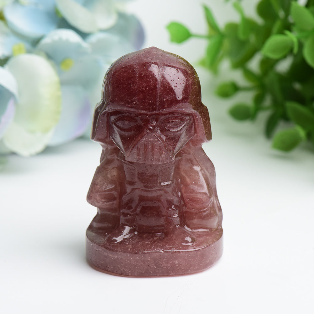 2.5" Mixed Crystal Darth Vader Crystal Carving Bulk Wholesale