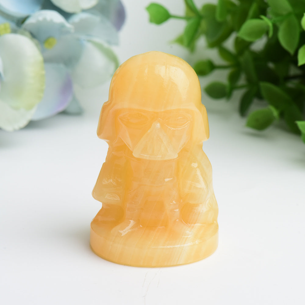 2.5" Mixed Crystal Darth Vader Crystal Carving Bulk Wholesale