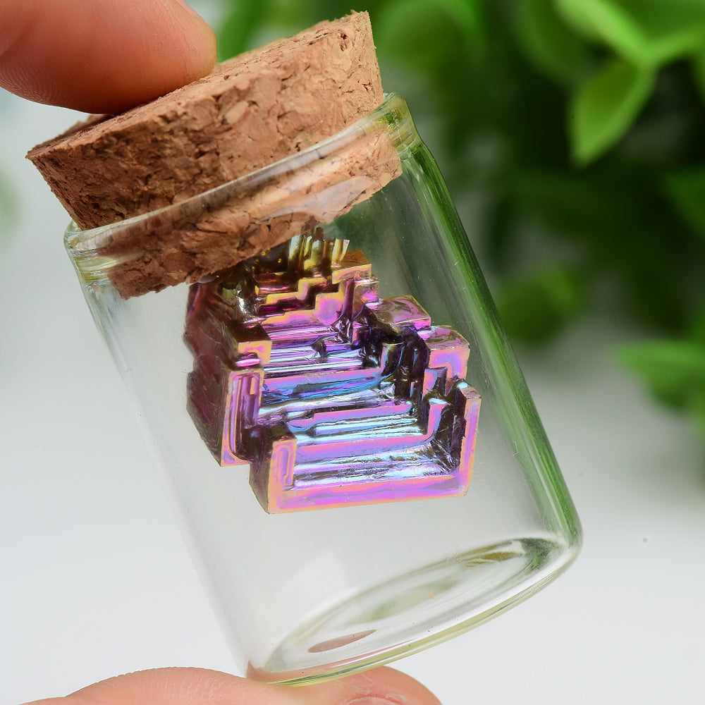 Bismuth in Glass Wish Bottle Bulk Wholesale