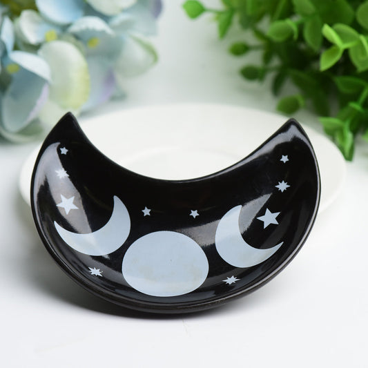 4.0" Ceramic Moon Bowl Bulk Wholesale