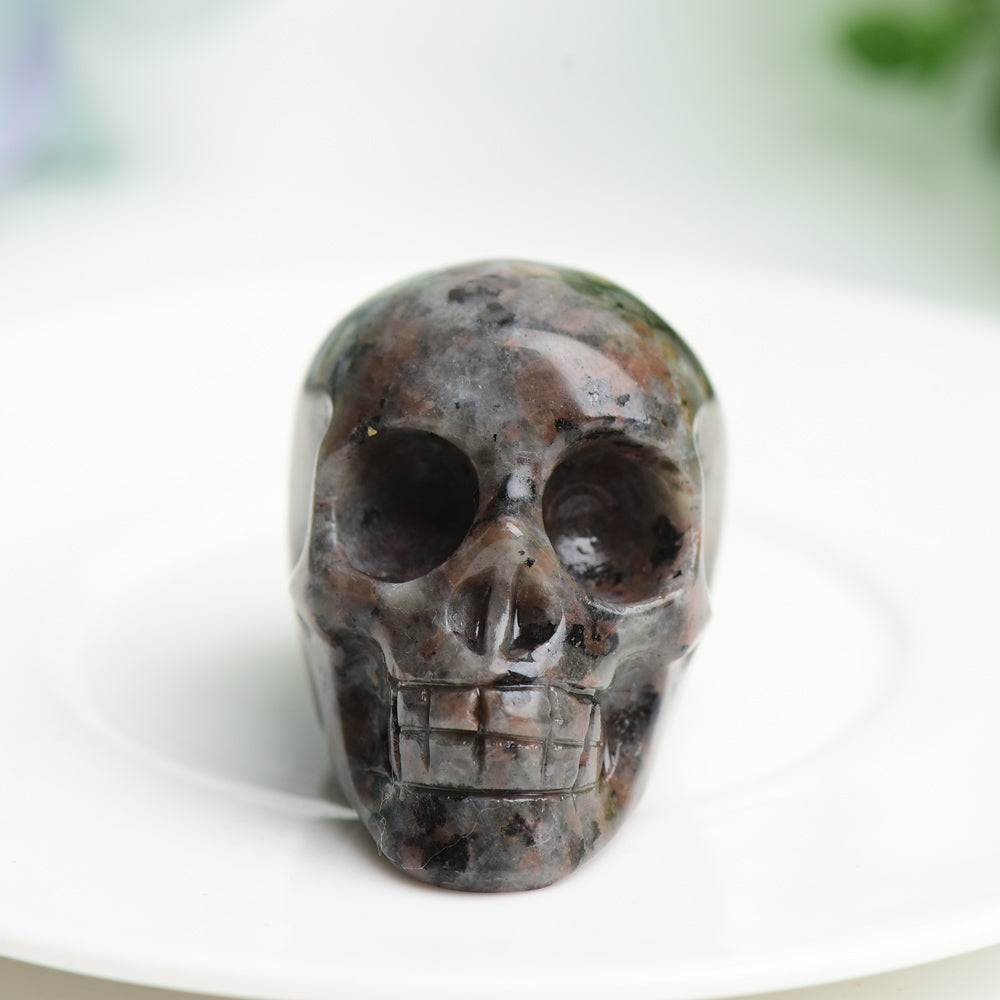 1.85" Yooperlite Skull Crystal Carving Bulk Wholesale