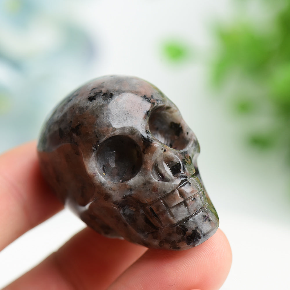 1.85" Yooperlite Skull Crystal Carving Bulk Wholesale