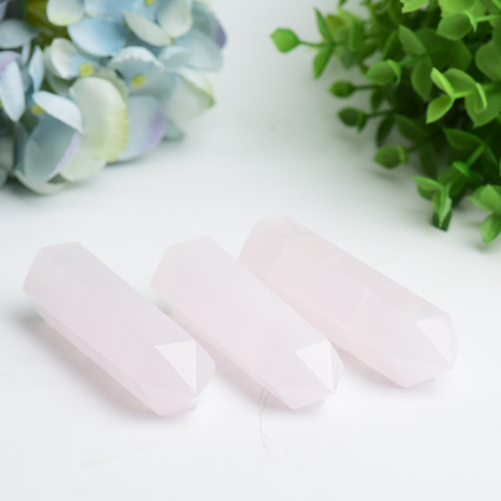 2.5"-4.0" Pink Calcite Crystal Points Bulk Wholesale