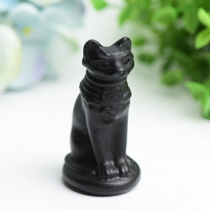 Black Obsidian Cartoon Carvings Bulk Wholesale