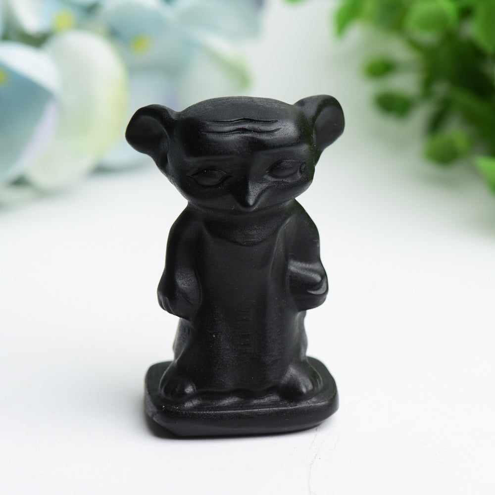 Black Obsidian Cartoon Carvings Bulk Wholesale