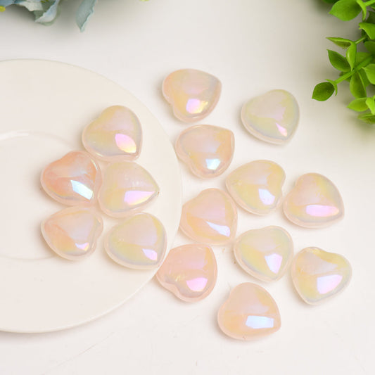 1.0" Aura Crystal Heart Carving Bulk Wholesale