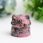 1.4" Mixed Crystal House Crystal Carving Bulk Wholesale